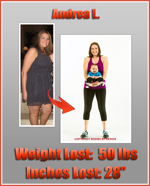 Andrea, long time Pflugerville personal training client, posing with her baby at the Bodies By Design photoshoot.