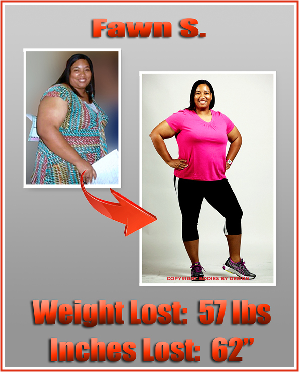 Pflugerville personal training client, Fawn, posing in her fitted pink shirt with hands on hips.