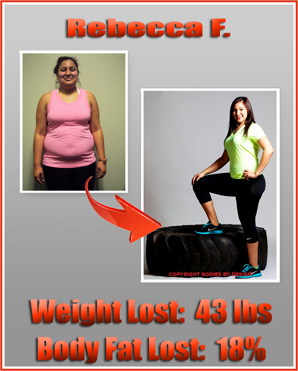 Pflugerville personal training client, Rebecca, standing proudly with one foot on a big tire and wearing a bright green fitted shirt.